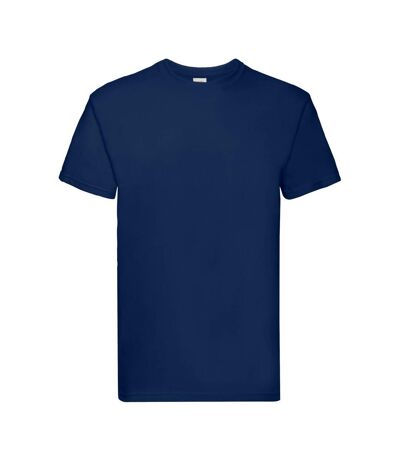 Mens Super Premium T-shirt Navy Fruit Of The Loom