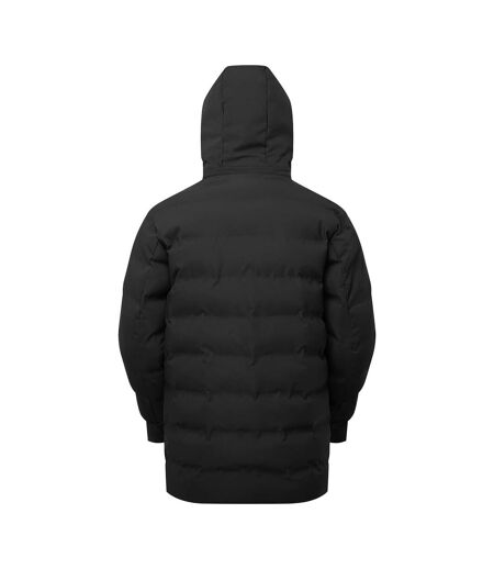 Mens Longline Padded Jacket Black 2786