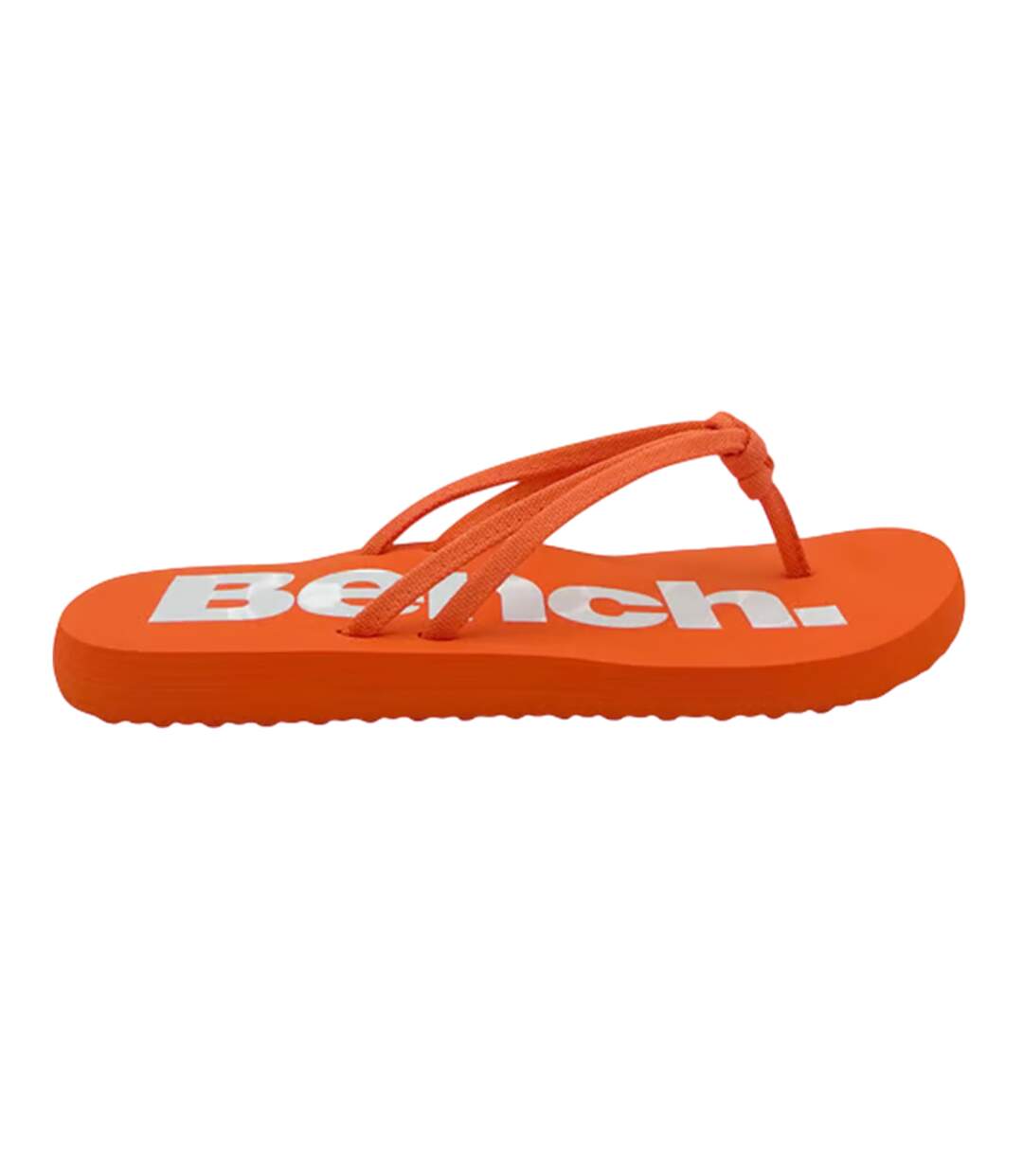 Womens/ladies Invisia Logo Flat Sandals Coral Bench-1