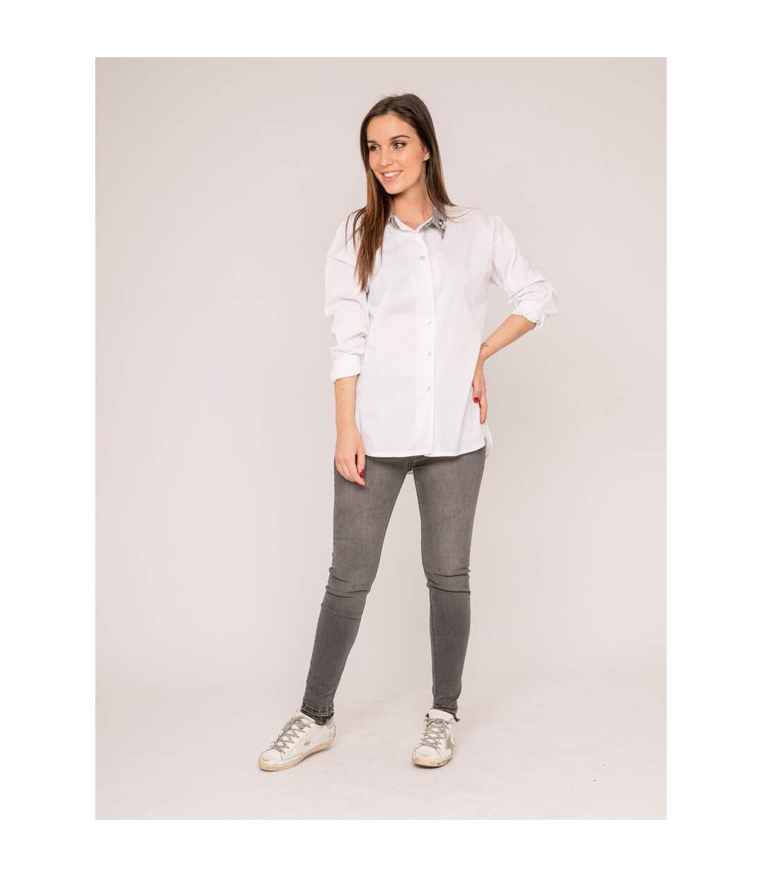 Chemise col fantaisie OSMANE - Dona X Lisa-4