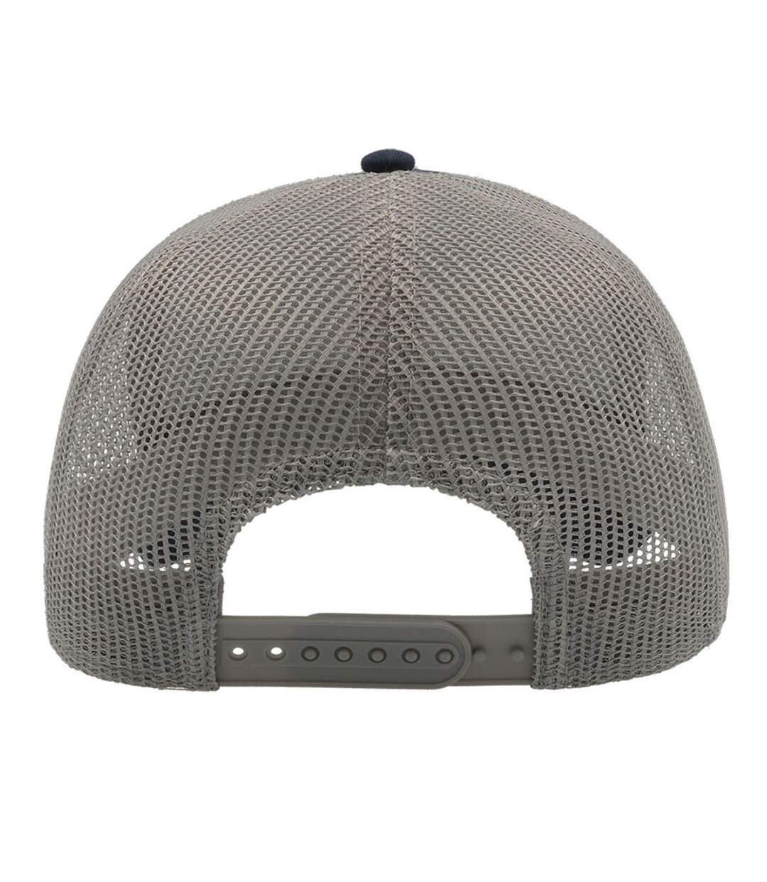Casquette De Baseball Rapper Bleu Marine Gris Atlantis Headwear-2