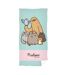 Pusheen Characters Soft Touch Beach Towel (Mint Green/Pink)
