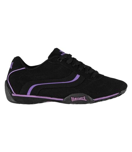 Baskets Camden Femme Noir Lonsdale