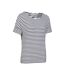 Mountain Warehouse Womens/Ladies Kynance Striped Loose Fit T-Shirt (Navy/White) - UTMW2491