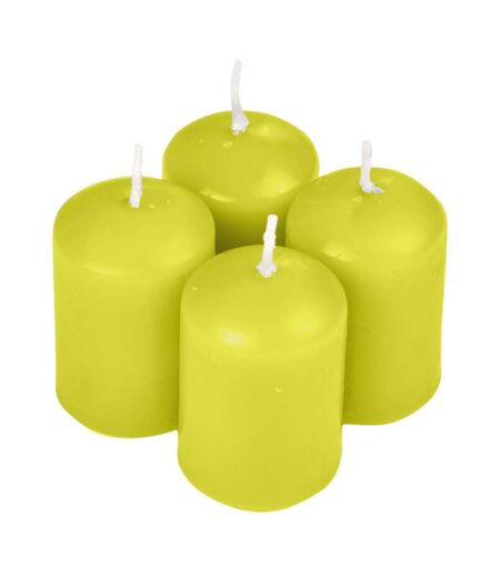 Lot de 4 Bougies Parfumées Essentiel 6cm Pomme