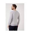 Burton Mens Knitted V Neck Sweater (Light Grey)