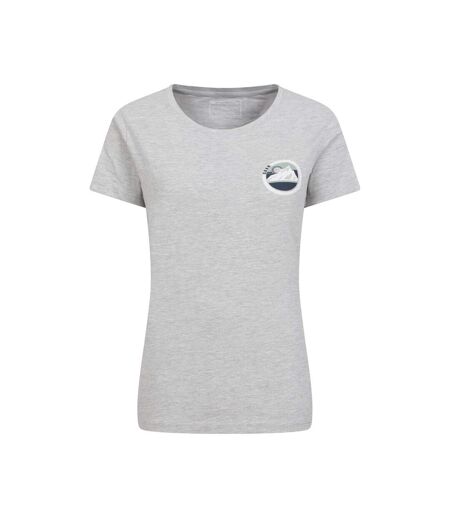 T-shirt oban femme gris Mountain Warehouse