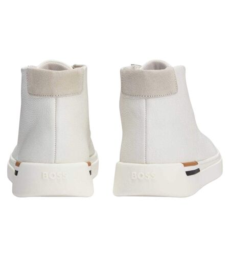 Mens Clint High-top Trainers White Hugo Boss