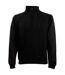 Sweatshirt À Fermeture Zippée 1 Quart Homme Noir Fruit Of The Loom-2