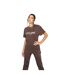 T-shirt Eliana Femme Marron Lily Lane-2