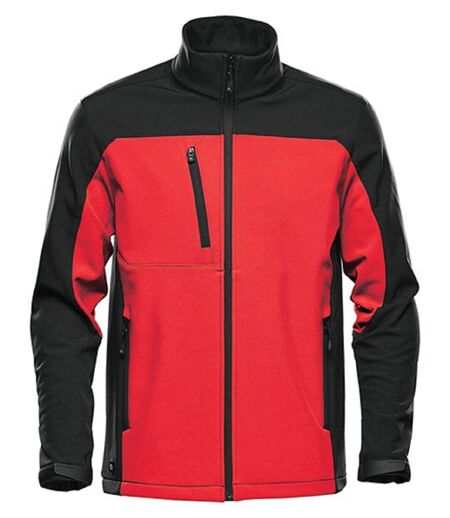 Veste softshell - Homme - BHS-3 - rouge bright et noir