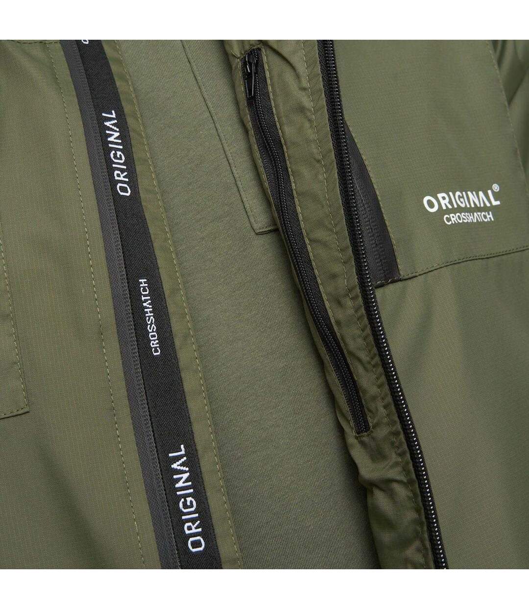 Veste Utilate Homme Vert Crosshatch-4