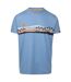 Mens Printed Casual T-shirt Cornflower Marl Trespass-1