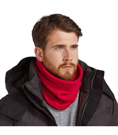 Snood-bonnet combo adulte taille unique rouge classique Beechfield