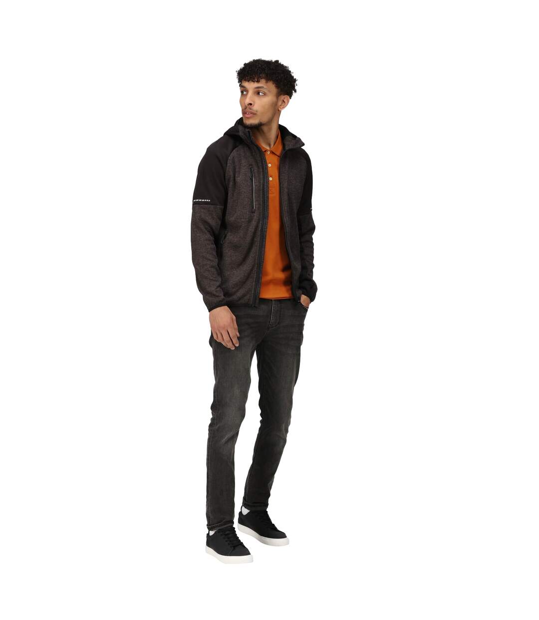 Veste polaire x-pro coldspring homme gris / noir chiné Regatta