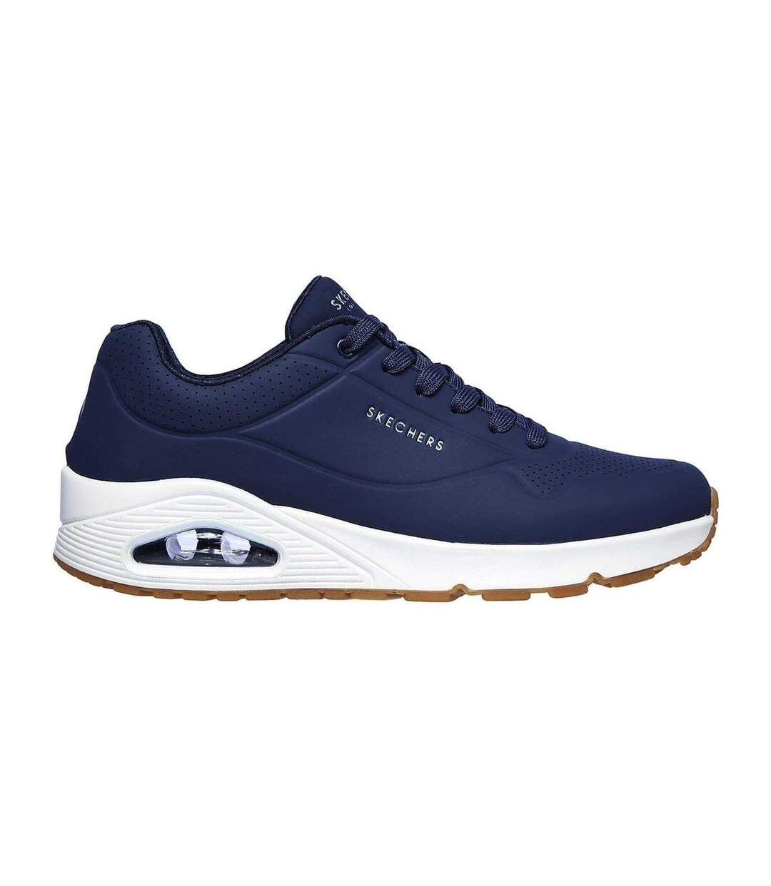 Baskets Uno Stand On Air Homme Bleu Marine Skechers-1