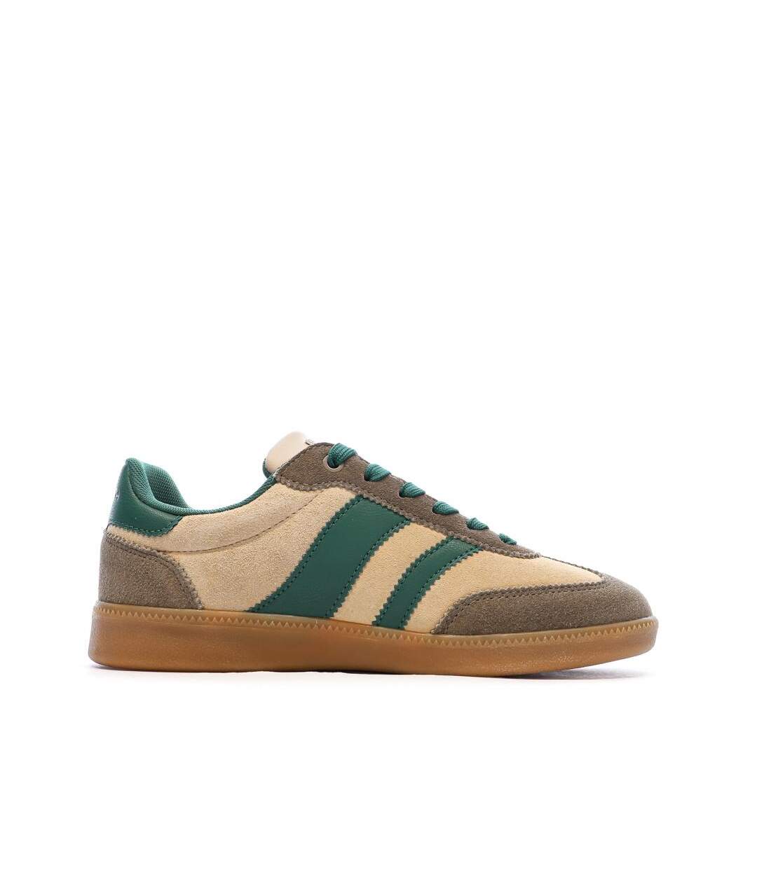 Baskets vert foncé/beige femme teddy smith 120235-2