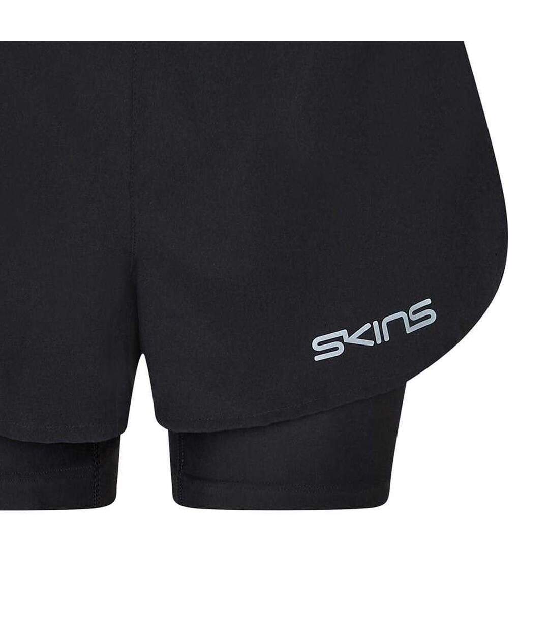 Short De Course Series-3 Superpose Femme Noir Skins-2