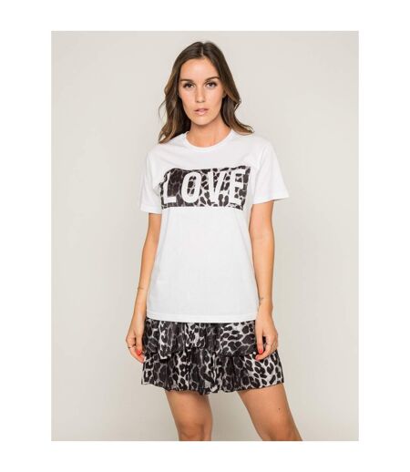 T-shirt col rond message FOVE - Dona X Lisa