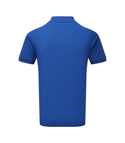 Mens glacier tech polo shirt royal blue Asquith & Fox