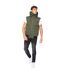 Mens milwaka gilet olive Crosshatch