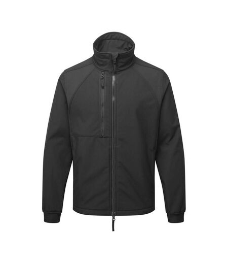 Portwest Mens 2 Layer Soft Shell Jacket (Black) - UTRW9220