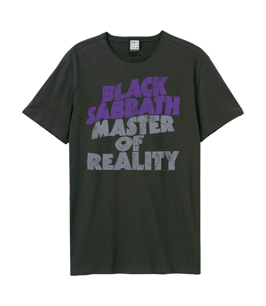 T-shirt Master Of Reality Adulte Charbon Amplified-1