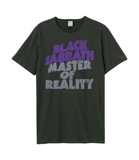 T-shirt master of reality adulte charbon Amplified