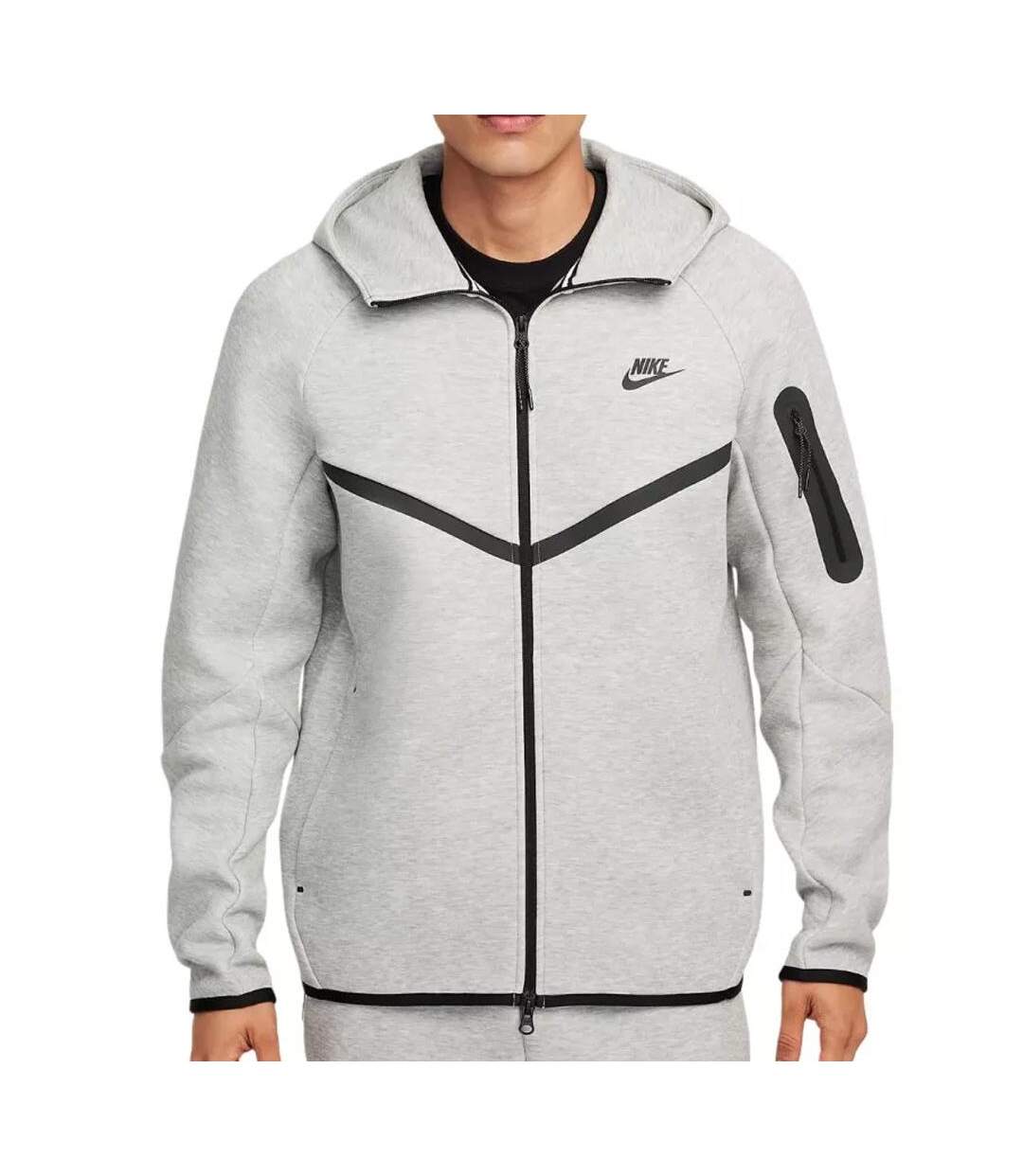 Veste grise homme nike technique flc-1