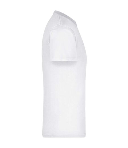 T-shirt Adulte Blanc James And Nicholson