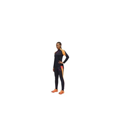 Womens/ladies Training Base Layer Top Navy Orange Puma