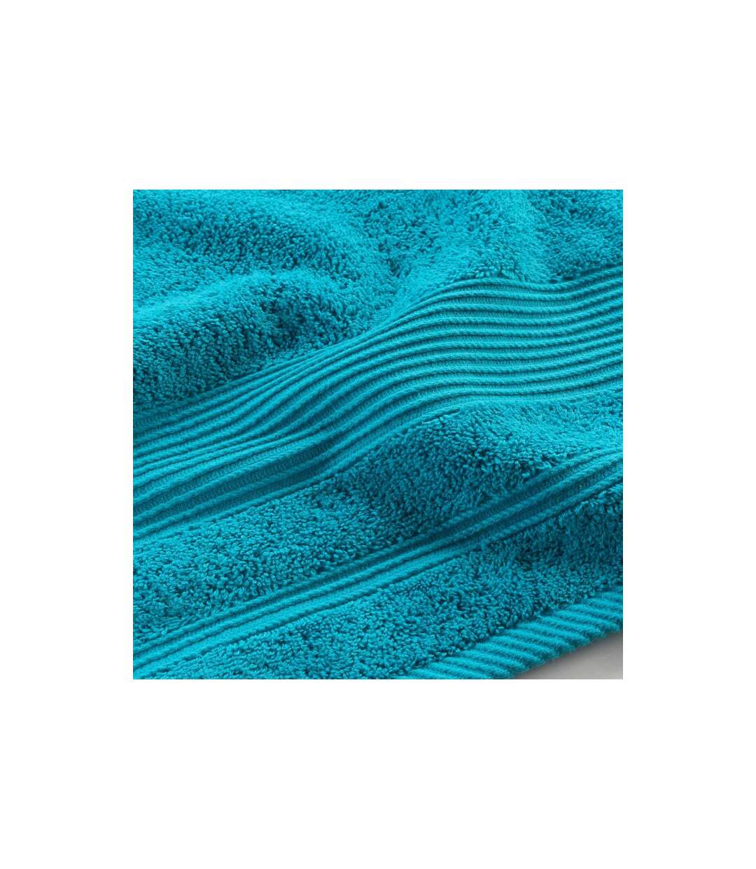 Drap de Bain Tendresse 90x150cm Bleu Paon-4