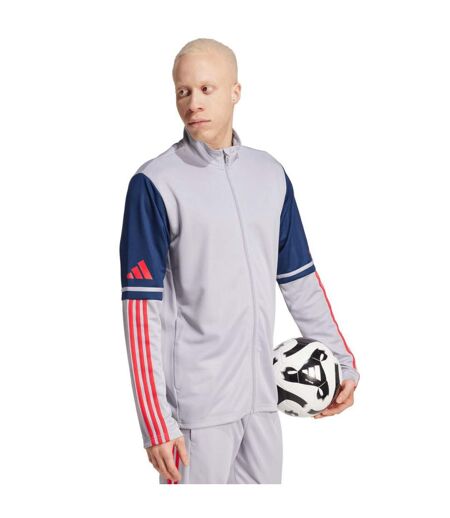 Veste Entraînement Squadra Homme Bleu Marine Gris Argenté Adidas