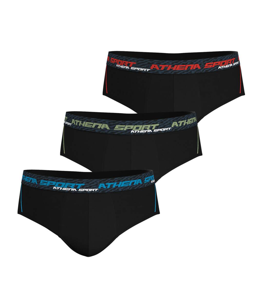 Lot de 3 slips homme Training Dry Athena-1