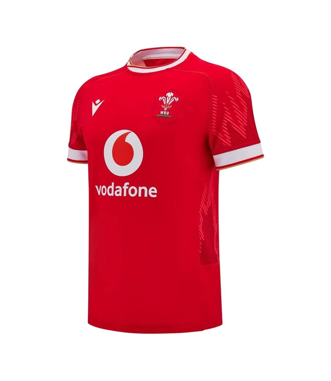 Unisex Adult 24/25 Macron Rugby Home Jersey Red Wales RU-1