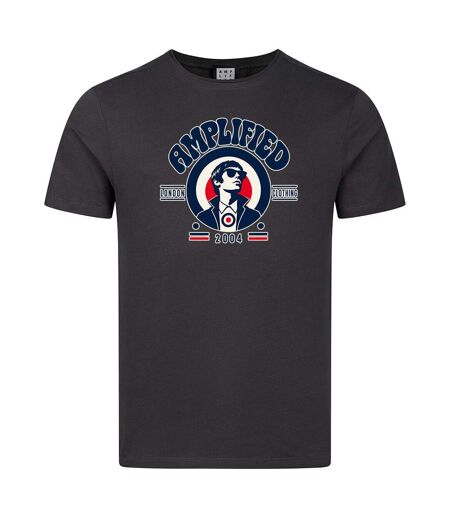 T-shirt Motif/style Cible Mod Homme Anthracite Amplified