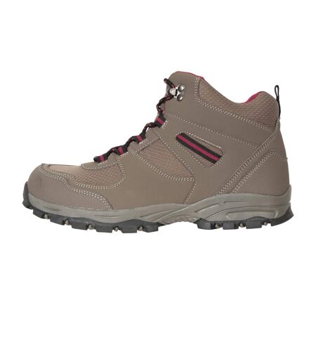 Mountain Warehouse Mens Mcleod Wide Walking Boots (Light Brown) - UTMW1728
