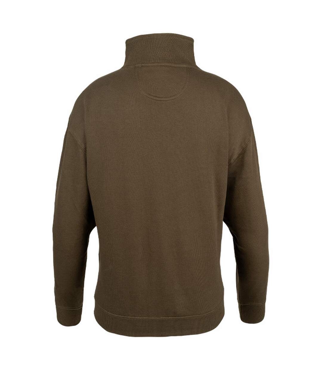 Womens/ladies Half Zip Sweatshirt Olive Jack Pyke-2