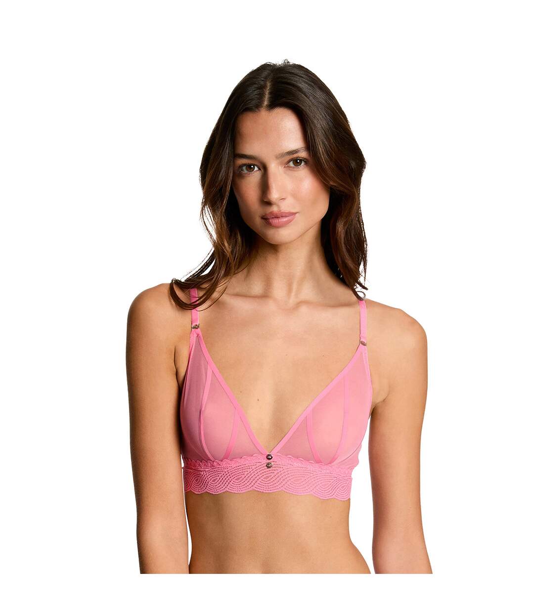 Soutien-gorge armatures rose Lorie