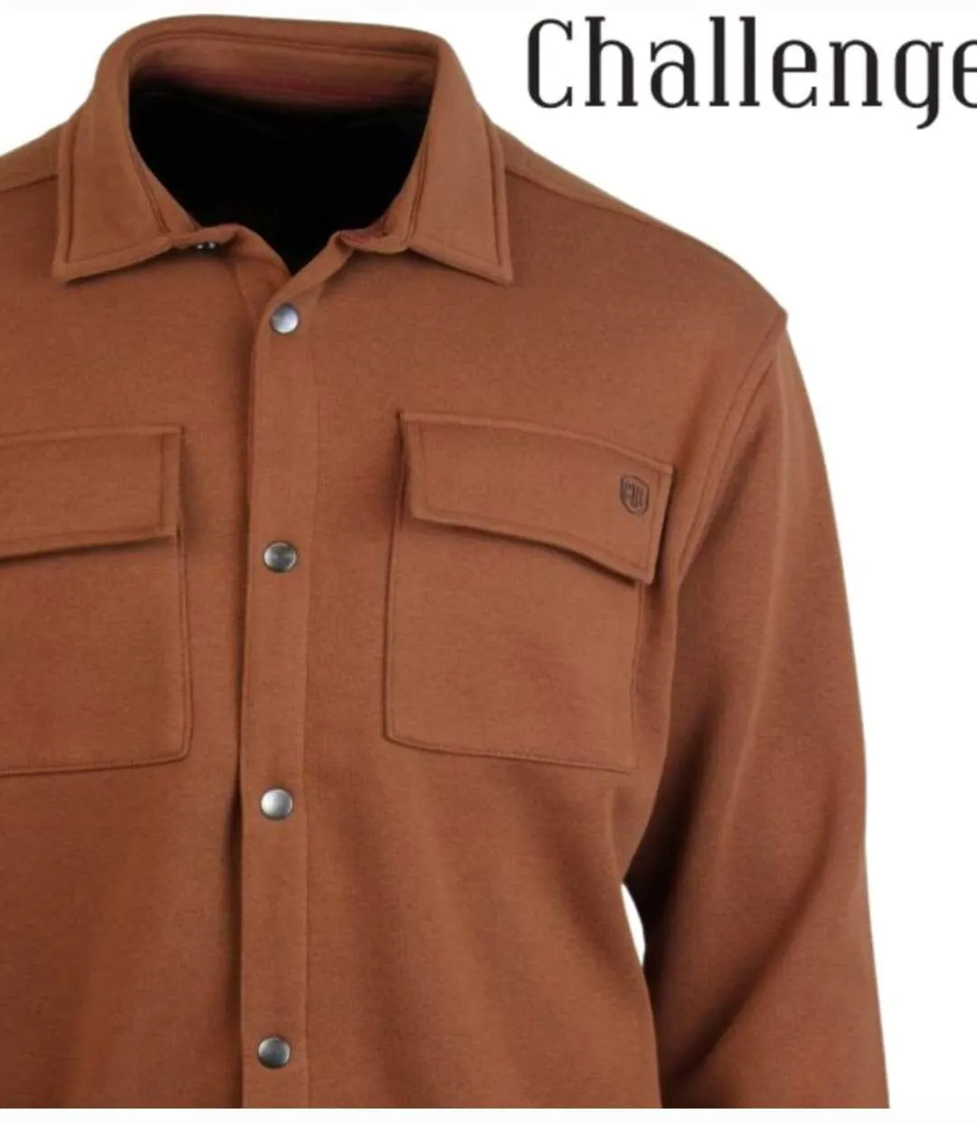 CHALLENGER BASTIEN2 — Surchemise molleton camel : le confort chaud au style décontracté-2