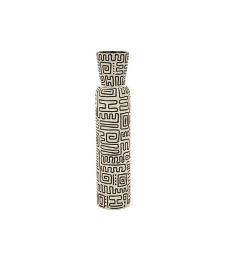 Vase Design Nairobi 65cm Blanc & Noir