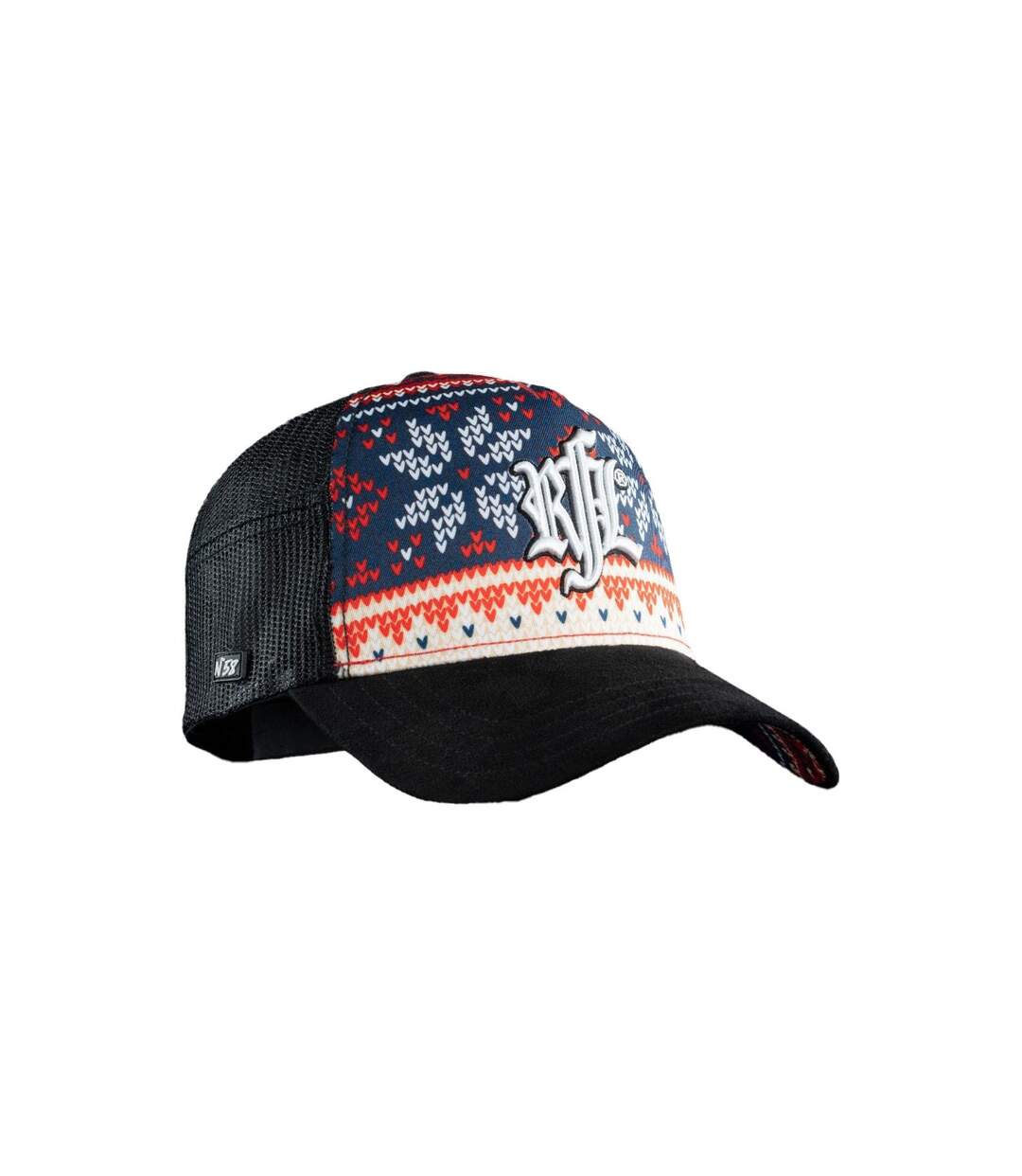 Casquette trucker avec filet et logo brodé Winter Rock'n Free Life-2