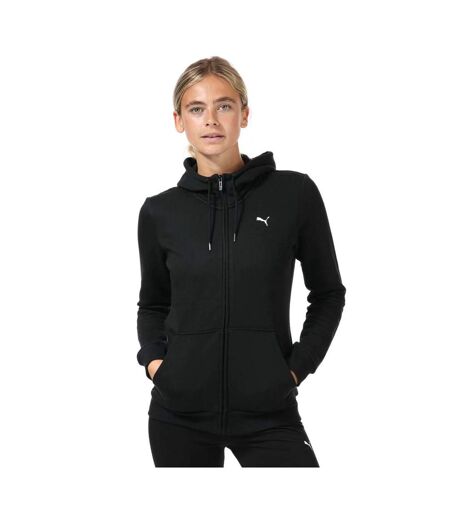 Veste à capuche essentials femme noir Puma