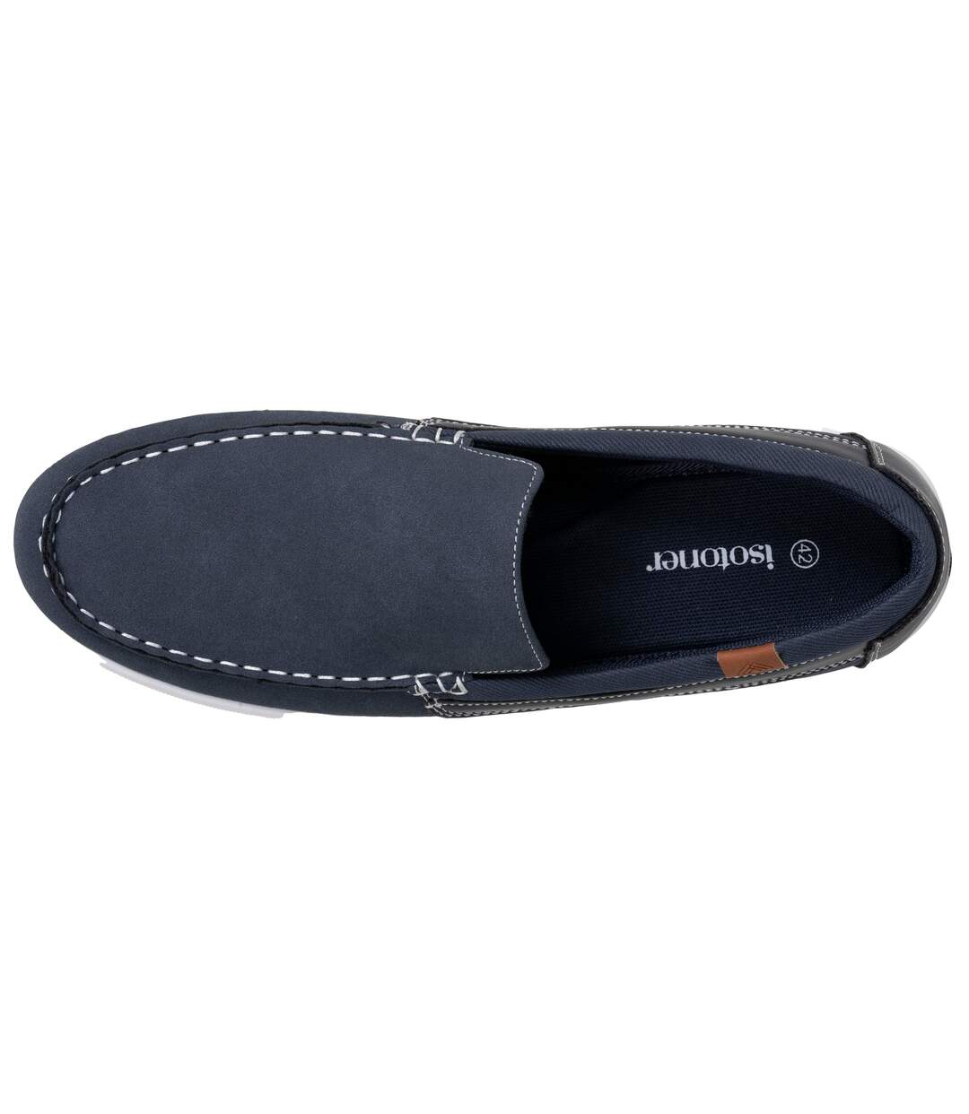 Isotoner Mocassins homme confortable, souple, semelle à mémoire forme et facile à enfiler-3