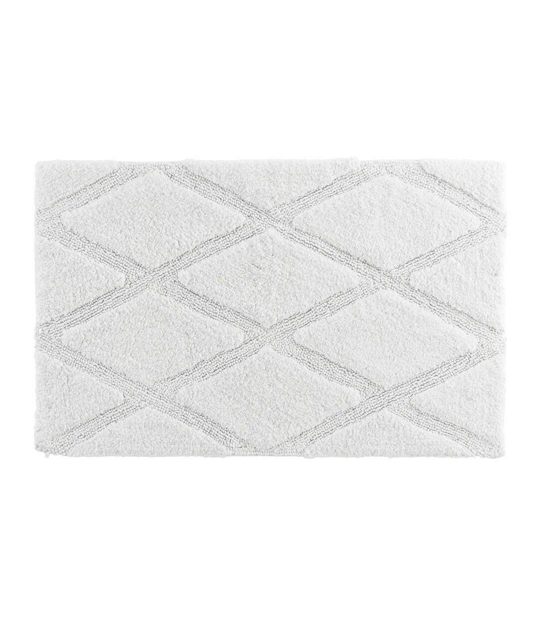 Tapis de Bain Tufté Thais 50x80cm Blanc-1