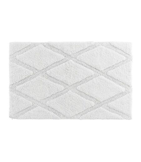 Tapis de Bain Tufté Thais 50x80cm Blanc