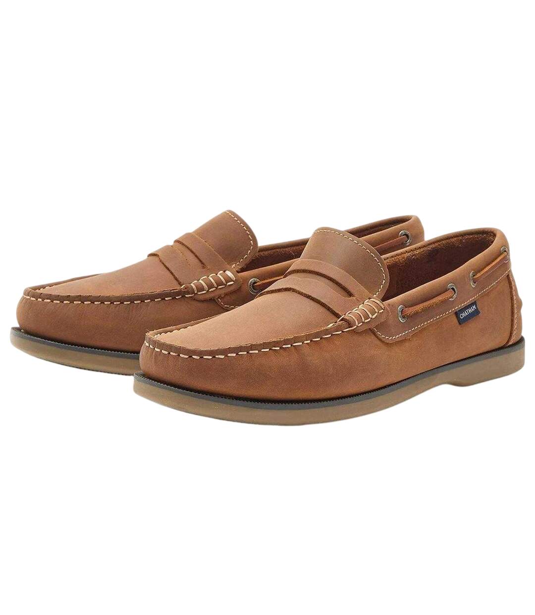 Mocassins Homme Marron Clair Chatham-4