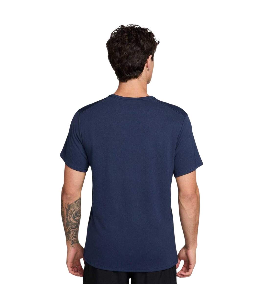 T-shirt Motif/style Swoosh Miler Homme Bleu Nuit Nike-2