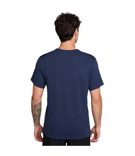 T-shirt Motif/style Swoosh Miler Homme Bleu Nuit Nike