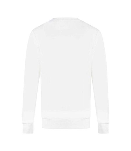Sweat Motif/style Logo Double Détruit Homme Blanc Diesel